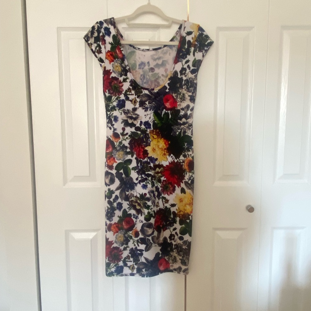 Sans Souci Floral Fit Dress Size M